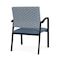 Lesro Newport Wide Guest Chair Metal Frame, Black, RS Rain Song Back, MD Titan Seat NP1201 - alternate 2